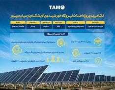 نگاهي به پروژه 10 مگاواتي نيروگاه خورشيدي پارسيان سپهر
